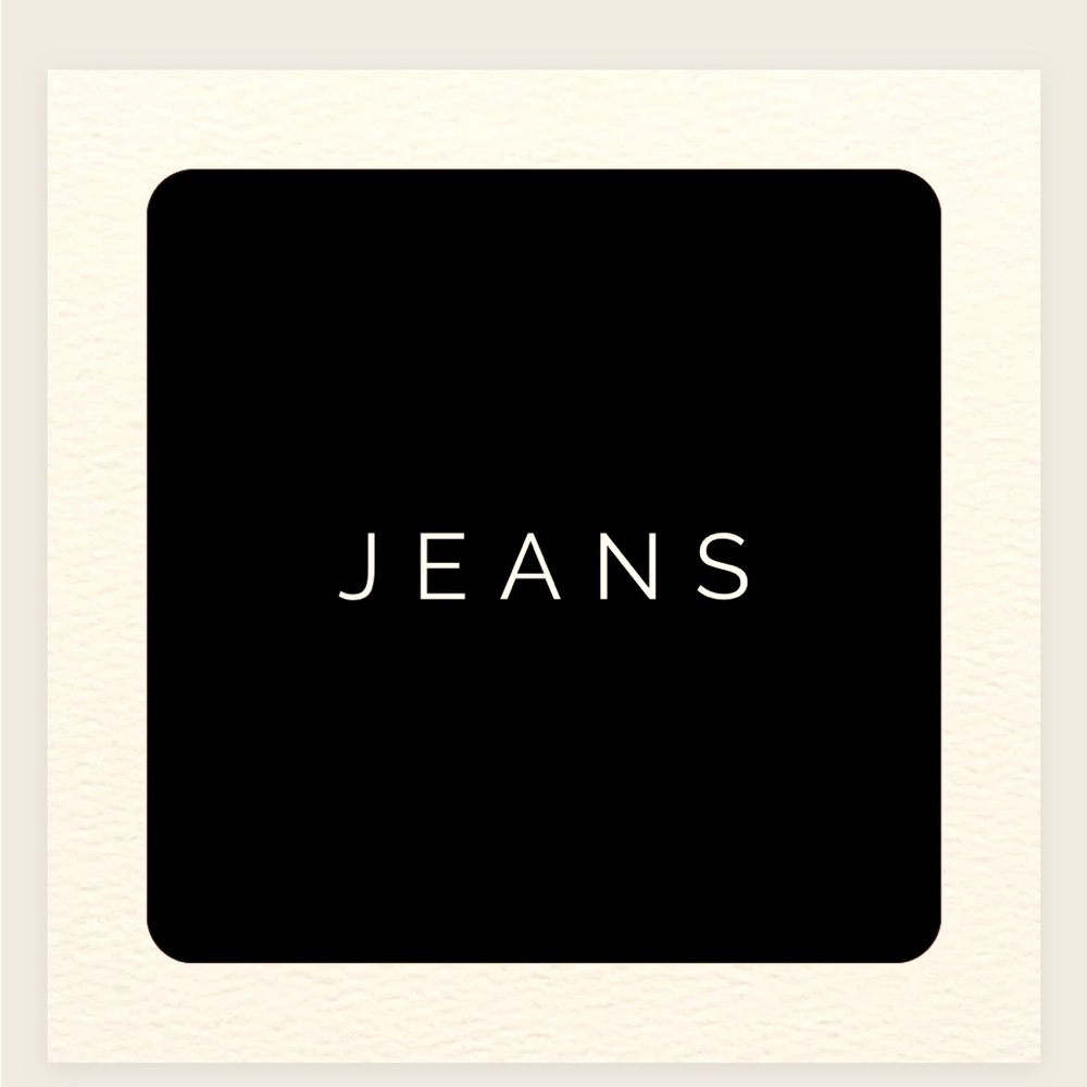 Jeans, jeans, jeans